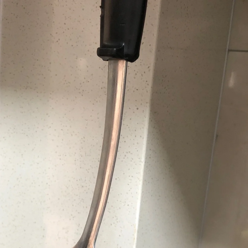 Stainless Steel Soup Ladle with Black Handle